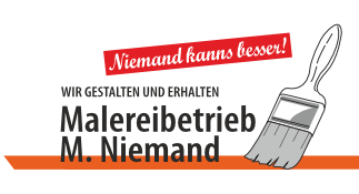 Logo - Malereibetrieb Niemand - Wir gestalten und erhalten